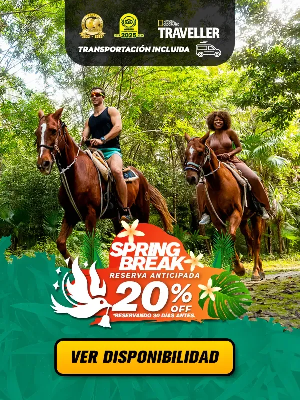 paseo en caballo en puerto morelos