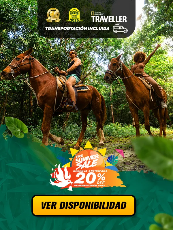 paseo en caballo en puerto morelos