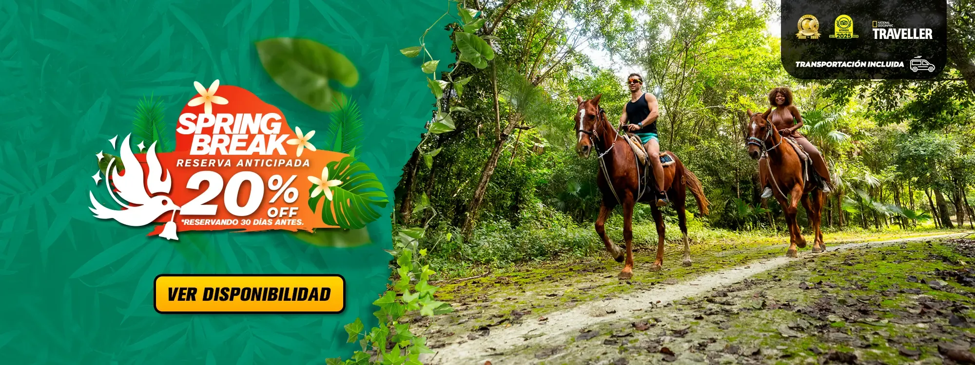 paseo en caballo en puerto morelos