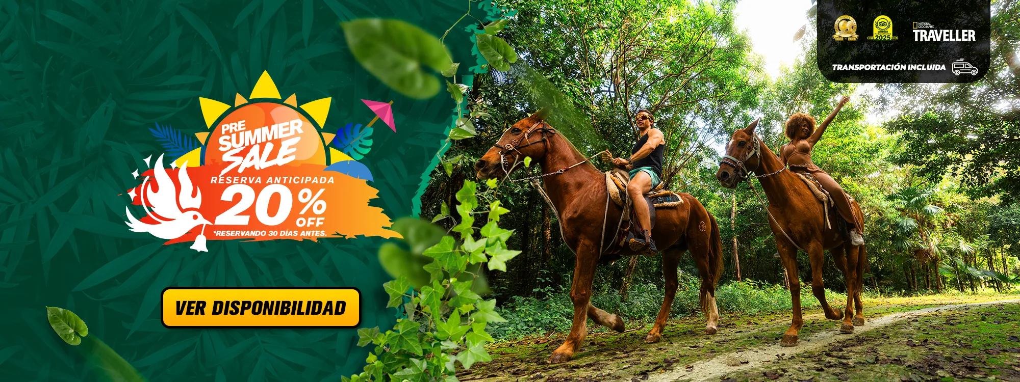 paseo en caballo en puerto morelos