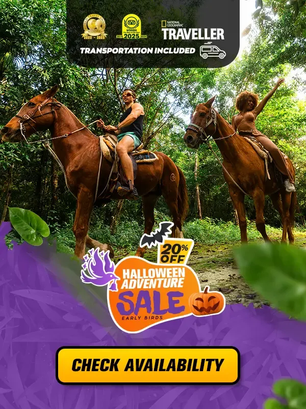 extreme horse riding in puerto morelos