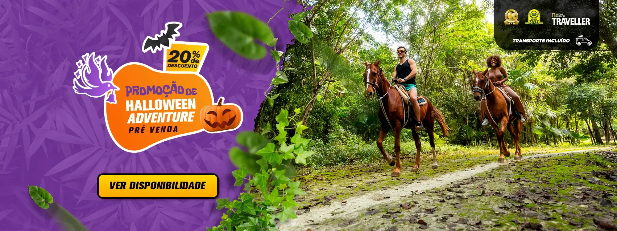 extreme passeio a cavalo cancun