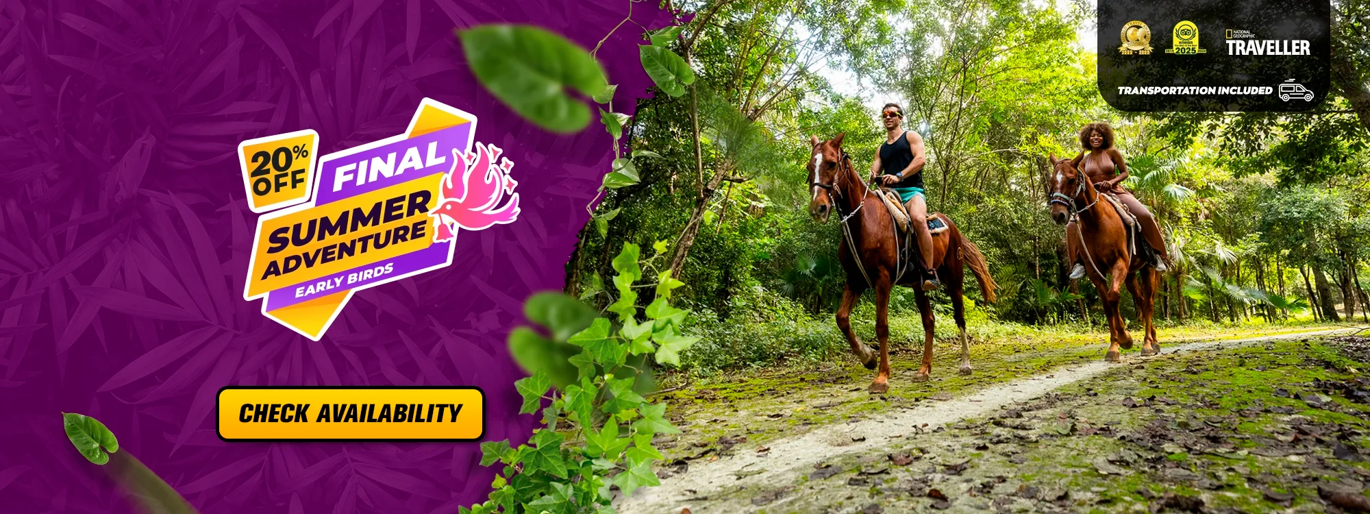 extreme horse riding in puerto morelos