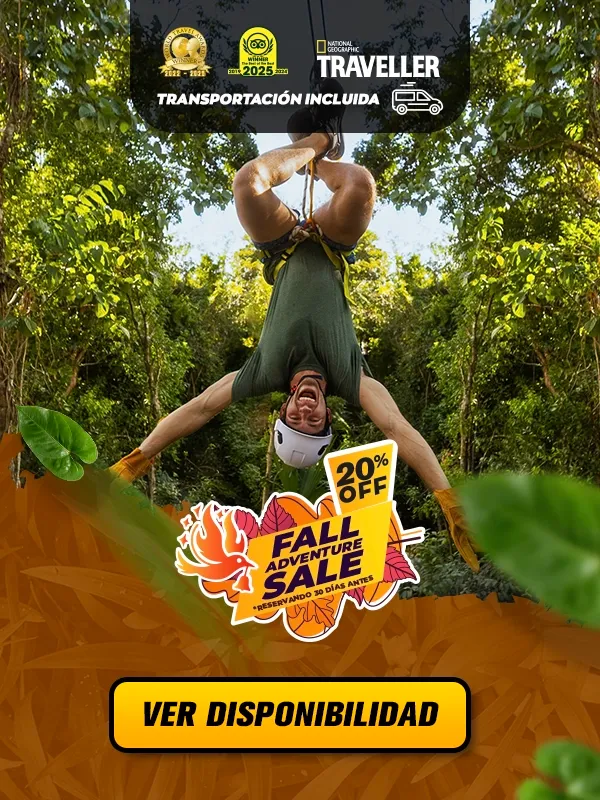 tirolesas en cancun