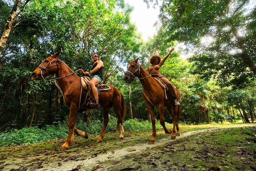 Atividade emExtreme Horseback Riding