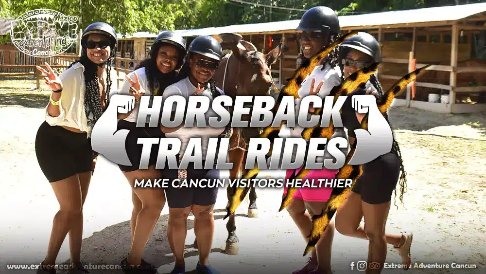 horseback-trail-rides-in-cancun-for-health
