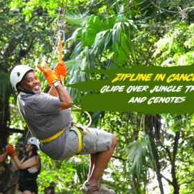 Zipline in Cancun: Glide Over Jungle Trails and Cenotes